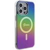 Guess GUHMP15XHITSK Apple iPhone 15 Pro Max 6.7" dėklas telefonui įvairiaspalvis hardcase IML Iridescent MagSafe