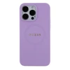 Dėklas GUESS GUHMP15XPSAHMCU IPHONE 15 PRO MAX 6.7 "PURPLE/PURPLE HARDCASE SAFFIANO MAGSAFE