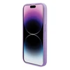 Dėklas GUESS GUHMP15XPSAHMCU IPHONE 15 PRO MAX 6.7 "PURPLE/PURPLE HARDCASE SAFFIANO MAGSAFE