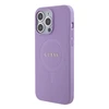 Dėklas GUESS GUHMP15XPSAHMCU IPHONE 15 PRO MAX 6.7 "PURPLE/PURPLE HARDCASE SAFFIANO MAGSAFE