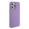 Dėklas GUESS GUHMP15XPSAHMCU IPHONE 15 PRO MAX 6.7 "PURPLE/PURPLE HARDCASE SAFFIANO MAGSAFE