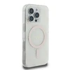 Apple iPhone 16 Pro Guess IML 4G Background MagSafe (GUHMP16LH4DTEH) dėklas telefonui baltos spalvos