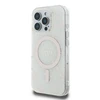 Apple iPhone 16 Pro Guess IML 4G Background MagSafe (GUHMP16LH4DTEH) dėklas telefonui baltos spalvos