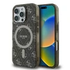 Apple iPhone 16 Pro Guess IML 4G Background MagSafe (GUHMP16LH4DTEW) dėklas telefonui rudos spalvos