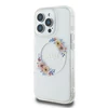 Guess IML Flowers Wreath MagSafe Apple iPhone 16 Pro - dėklas telefonui skaidrus