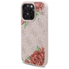 Guess GUHMP16LP4ROPEMCP Apple iPhone 16 Pro 6.3" dėklas telefonui rožinės spalvos 4G Flowers Print MagSafe