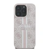 Guess 4G Printed Stripes MagSafe - dėklas skirtas Apple iPhone 16 Pro pink
