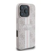 Guess 4G Printed Stripes MagSafe - dėklas skirtas Apple iPhone 16 Pro pink