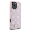 Apple iPhone 16 Pro Guess Peony Script Logo MagSafe (GUHMP16LPGPYSP) dėklas telefonui rožinės spalvos