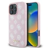 Apple iPhone 16 Pro Guess Peony Script Logo MagSafe (GUHMP16LPGPYSP) dėklas telefonui rožinės spalvos