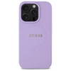 Guess GUHMP16LPSAHMCU Apple iPhone 16 Pro 6.3" dėklas telefonui violetinės spalvos Saffiano MagSafe