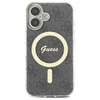 Guess GUHMP16MH4STK Apple iPhone 16 Plus 6.7" dėklas telefonui juodos spalvos IML 4G MagSafe