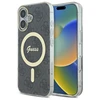 Guess GUHMP16MH4STK Apple iPhone 16 Plus 6.7" dėklas telefonui juodos spalvos IML 4G MagSafe