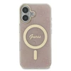Guess GUHMP16MH4STP Apple iPhone 16 Plus 6.7" dėklas telefonui rožinės spalvos hard IML 4G MagSafe