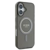 Guess GUHMP16MHFGEREK Apple iPhone 16 Plus 6.7" dėklas telefonui juodos spalvos IML Glitter Circle MagSafe