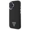 Guess GUHMP16MPGTSPSK Apple iPhone 16 Plus 6.7" dėklas telefonui juodos spalvos hardcase Grained Triangle MagSafe