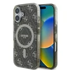 Apple iPhone 16 Guess IML 4G Background MagSafe (GUHMP16SH4DTEW) dėklas telefonui rudos spalvos