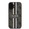 Guess 4G Printed Stripes MagSafe Apple iPhone 16 - dėklas telefonui rudos spalvos