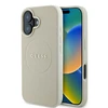 Guess Grained Ring MagSafe Apple iPhone 16 - dėklas telefonui rudos spalvos