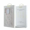Guess 4G Ring Classic Logo MagSafe - dėklas skirtas Apple iPhone 16 Pro Max pink