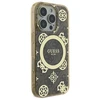 Guess IML 4G Peony MagSafe Apple iPhone 16 Pro Max dėklas telefonui rudos spalvos