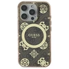 Guess IML 4G Peony MagSafe Apple iPhone 16 Pro Max dėklas telefonui rudos spalvos