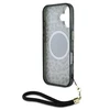 Guess HC IML Leopard Triangle Cord Strap Apple iPhone 16 MagSafe dėklas telefonui
