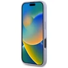 Guess Hot Stamp 4G Pattern Triangle Metal Logo Apple iPhone 16 dėklas telefonui violetinės spalvos
