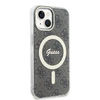 Guess GUHMP15SH4STW Apple iPhone 15 / 14 / 13 6.1″ rudos spalvos kietas dėklas IML 4G MagSafe