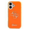 Guess IML 4G Script Metal Logo dėklas skirtas iPhone 17 Oranžinis