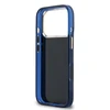 Guess IML 4G Script Metal Logo dėklas skirtas iPhone 17 Pro Mėlyna
