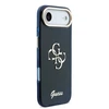 Guess IML 4G Script Metal Logo dėklas skirtas iPhone Air Mėlyna