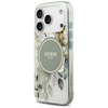„Guess IML Flower & Tonal Circle“ „MagSafe“ dėklas, skirtas „iPhone 17 Pro“ - žalias