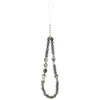 Guess IML Flowers Pearl Strap MagSafe dėklas skirtas Apple iPhone 17 Pro Max juodos spalvos