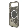 Guess IML Flowers Strap MagSafe dėklas skirtas Apple iPhone Air juodos spalvos