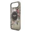 Guess IML Flowers Strap MagSafe dėklas skirtas Apple iPhone Air juodos spalvos