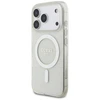 Guess IML Glitter Pearl Strap MagSafe dėklas skirtas Apple iPhone 17 Pro Clear
