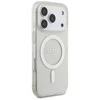 Guess IML Glitter Pearl Strap MagSafe dėklas skirtas Apple iPhone 17 Pro Clear