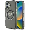 Guess IML Metal Mountain Logo MagSafe Apple iPhone 16 dėklas telefonui juodos spalvos