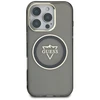 Guess IML Metal Mountain Logo MagSafe Apple iPhone 16 Pro dėklas telefonui juodos spalvos