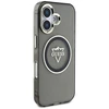 Guess IML Metal Mountain Logo MagSafe Apple iPhone 16 dėklas telefonui juodos spalvos