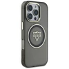 Guess IML Metal Mountain Logo MagSafe Apple iPhone 16 Pro Max dėklas telefonui juodos spalvos