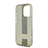 Guess IML Middle 4G Stripe Apple iPhone 16 Pro Max dėklas telefonui rudos spalvos
