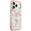 Guess Jungle Tonal Triangle MagSafe dėklas skirtas Apple iPhone 17 Pro Max rožinės spalvos