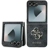 Guess PU 4G Metal Logo Samsung Galaxy Z Flip6 dėklas telefonui pilkos spalvos