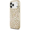 Dėklas Guess Leopard Glitter MagSafe Case for iPhone 17 Pro - Brown