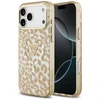 Dėklas Guess Leopard Glitter MagSafe Case for iPhone 17 Pro - Brown