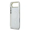 Guess PC/TPU Mirror 4G Glitter Logo MagSafe dėklas skirtas Apple iPhone Air Gold
