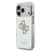Guess PC/TPU Mirror 4G Glitter Logo MagSafe dėklas skirtas Apple iPhone 17 Pro Gold
