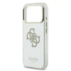Guess PC/TPU Mirror 4G Glitter Logo MagSafe dėklas skirtas Apple iPhone 17 Pro Max Gold